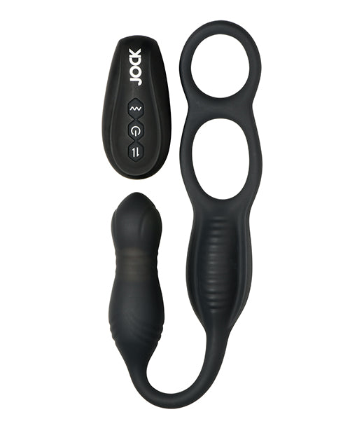Hyper Thrusting and Vibrating Anal Plug w/C - Ring