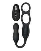 Hyper Thrusting and Vibrating Anal Plug w/C - Ring