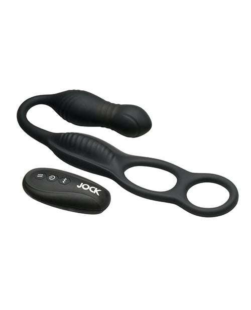 Hyper Thrusting and Vibrating Anal Plug w/C - Ring