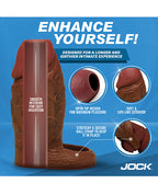 Curve Toys Jock Silicone Penis Extension Sleeve - Dark