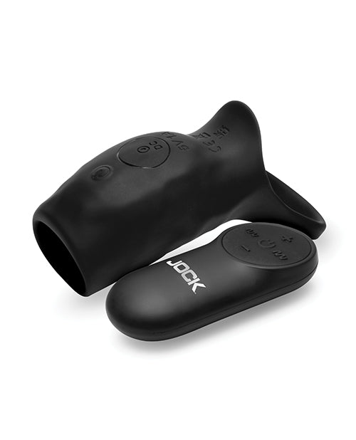 Curve Toys Jock Enhancers Surge Vibrating Penis Sleeve C - Ring w/Remote