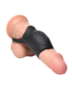 Curve Toys Jock Enhancers Surge Vibrating Penis Sleeve C - Ring w/Remote