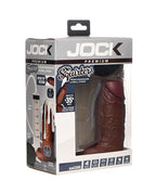 Curve Toys Jock Enhancers Squirting Silicone Penis Enhancer - Dark
