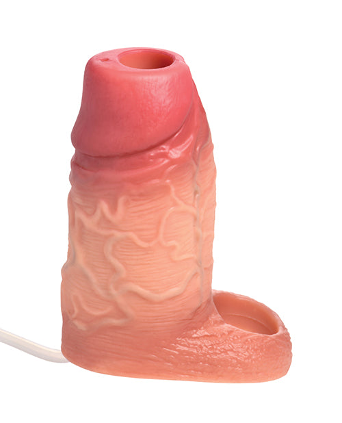 Curve Toys Jock Enhancers Squirting Silicone Penis Enhancer - Light