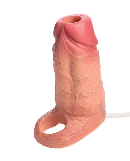 Curve Toys Jock Enhancers Squirting Silicone Penis Enhancer - Light