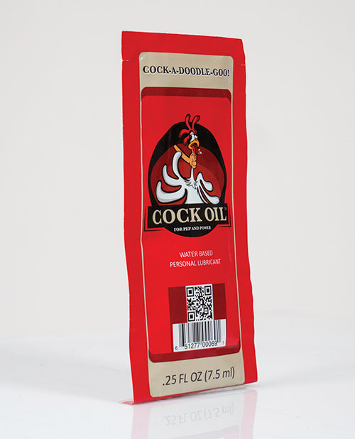 Cock Oil Water Based Lubricant - Foil Packet