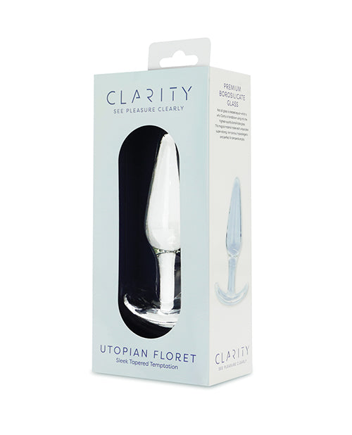 Clarity Glass Dildo - Utopian Floret