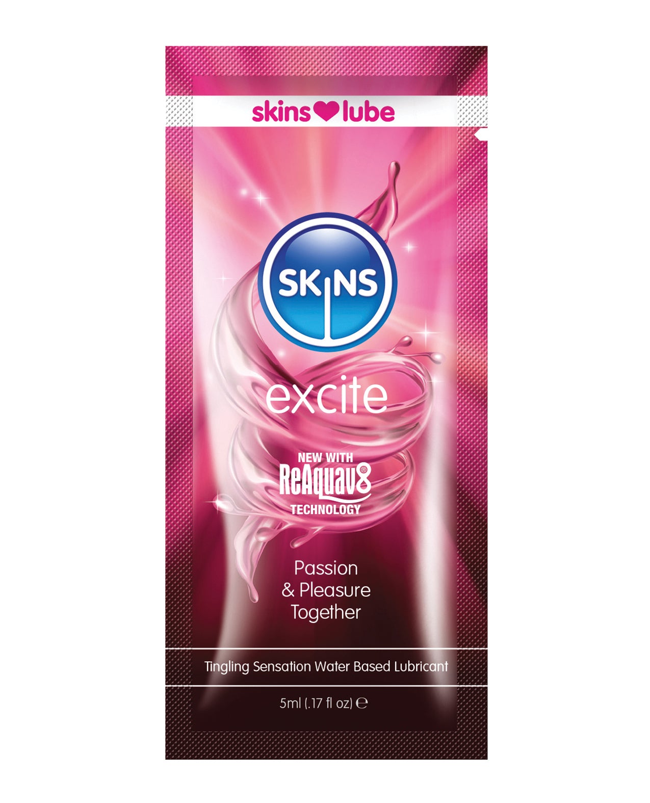 Skins Excite Water Based Lubricant - Foil