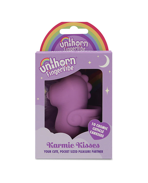Unihiorn Finger Vibe Karmic Kisses - Purple
