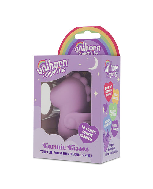 Unihiorn Finger Vibe Karmic Kisses - Purple