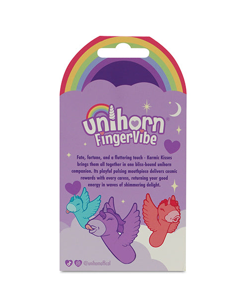 Unihiorn Finger Vibe Karmic Kisses - Purple