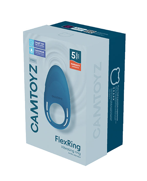 Camtoyz Pro FlexRing Vibrating Cock Ring - Blue