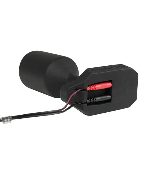 ElectraStim x Mr. Leather - World' Most Comfortable Silicone Electro Butt Plug - Black