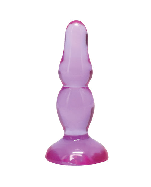 Crystal Jellies Novice 4" Pop Plug - Purple