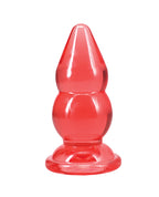 Crystal Jellies 6" Double Pop Plug - Pink