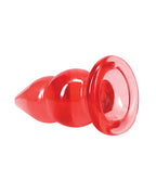 Crystal Jellies 6" Double Pop Plug - Pink