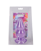 Crystal Jellies 6" Double Pop Plug - Purple