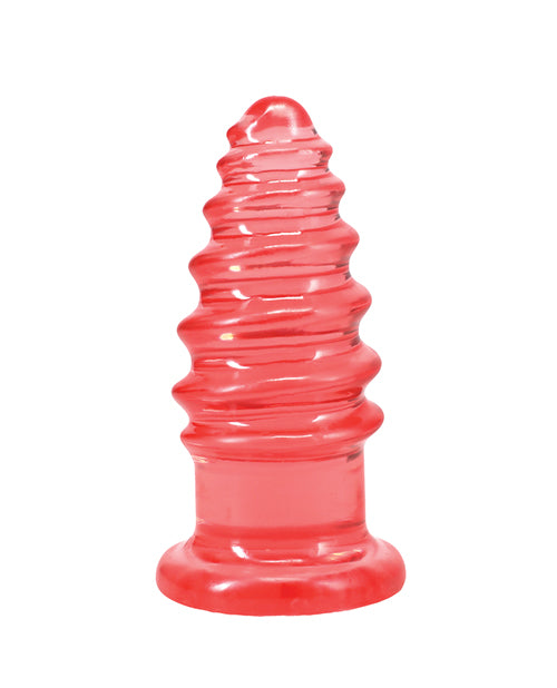 Crystal Jellies 5" Anal Twist - Pink