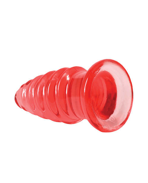 Crystal Jellies 5" Anal Twist - Pink