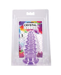 Crystal Jellies 5" Anal Twist - Purple