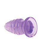 Crystal Jellies 5" Anal Twist - Purple