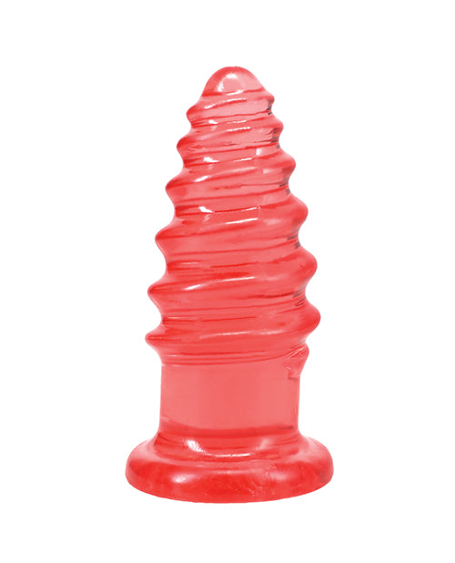 Crystal Jellies 6" Anal Twist - Pink