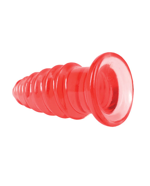 Crystal Jellies 6" Anal Twist - Pink
