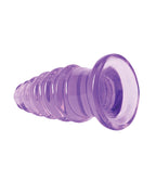 Crystal Jellies 6" Anal Twist - Purple