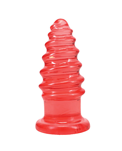Crystal Jellies 7" Anal Twist - Pink