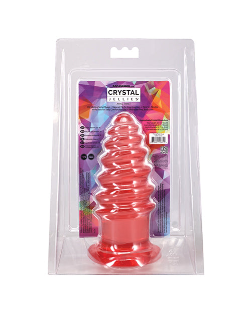 Crystal Jellies 7" Anal Twist - Pink