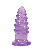 Crystal Jellies 7" Anal Twist - Purple