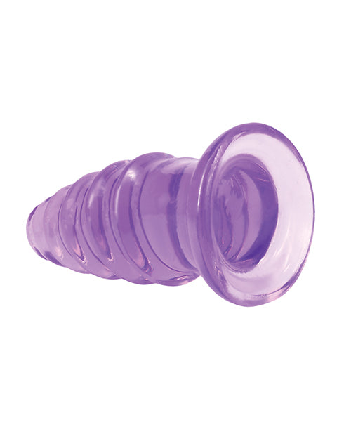 Crystal Jellies 7" Anal Twist - Purple