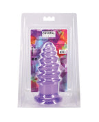 Crystal Jellies 7" Anal Twist - Purple
