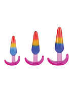 Crystal Jellies Anal Trainer Set - Rainbow