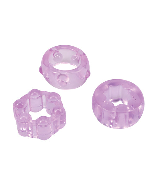 Crystal Jellies Performance Ring Set - Purple