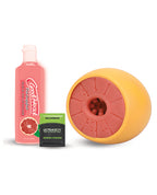 GoodHead Grapefruit Blowjob Set Includes Stroker & Slick Head Glide - Bottle Grapefruit