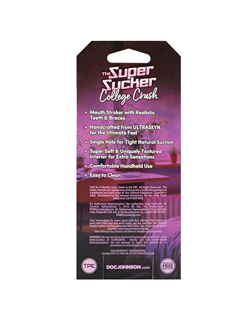 The Super Sucker College Crush ULTRASKYN Masturbator w/Braces