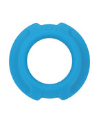 OptiMale FlexiSteel Cock Ring - 35 mm Blue