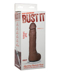 Bust It Squirting Realistic Cock w/ Nut Butter - Brown