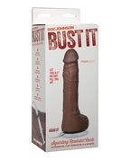 Bust It Squirting Realistic Cock w/ Nut Butter - Brown