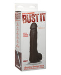 Bust It Squirting Realistic Cock w/ Nut Butter - Black