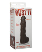 Bust It Squirting Realistic Cock w/ Nut Butter - Black