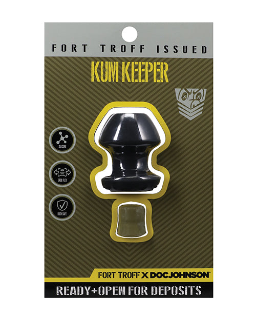 Fort Troff Kum Keeper Anal Plug - , Black