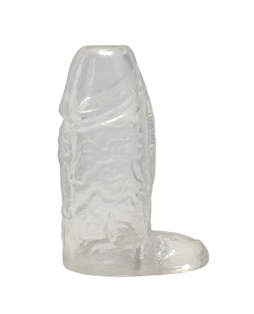 TitanMen 4.5" Cock Sleeve w/Ball Strap - Clear