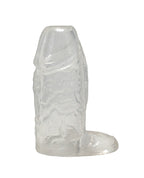 TitanMen 4.5" Cock Sleeve w/Ball Strap - Clear