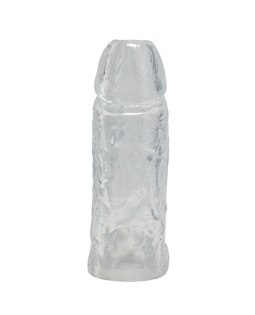 TitanMen 6" Cock Sleeve w/Ball Strap - Clear