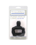 TitanMen 42 mm Power Muscle Cock Ring - Black