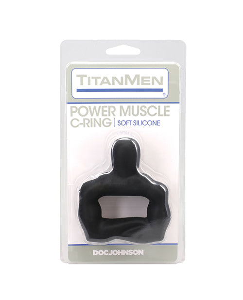 TitanMen 42 mm Power Muscle Cock Ring - Black