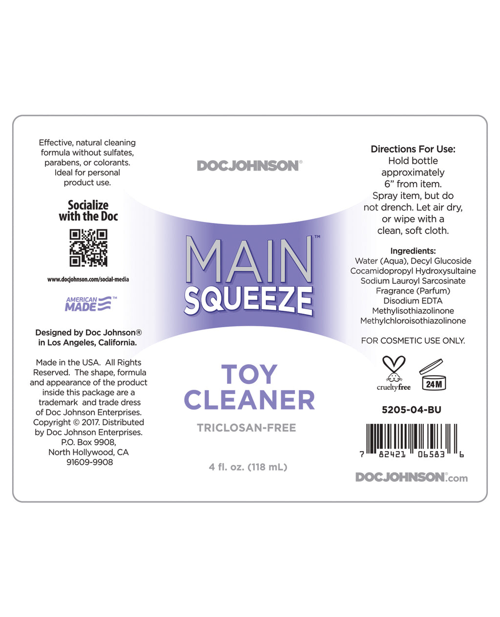 Main Squeeze Toy Cleaner