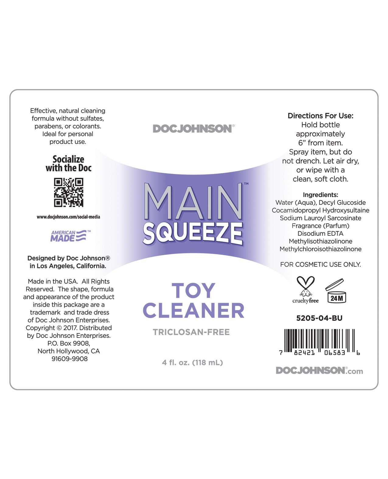 Main Squeeze Toy Cleaner